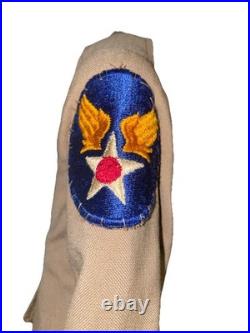 WWII WAC US Women's Army Enlisted Tropical Worsted Khaki Jacket Uniform 10R'44