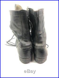 WWII WW2 Era US Jump Boots, Paratrooper, Original, Airborne, Army, Leather, Vintage