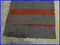 WWII WW2 Original SWISS SOLDIER ARMY ISSUE BLANKET FIELD WOOL 1934