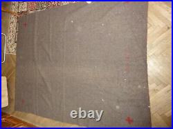 WWII WW2 Original Swiss SOLDIER ARMY ISSUE BLANKET FIELD WOOL 1944