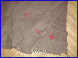 WWII WW2 Original Swiss SOLDIER ARMY ISSUE BLANKET FIELD WOOL 1944