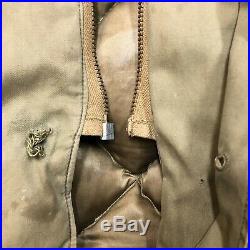 WWII WW2 Parka Coat B-9 Jacket Flight Army Air Corps Eddie Bauer Vintage