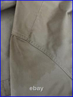 WWII WW2 RARE M-1937 US ARMY Military Shirt Cotton Khaki 1941 15 ½ X 34