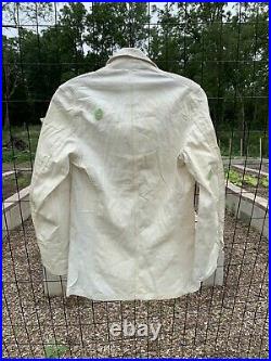 WWII / WW2 U. S. Army Food Handler Jackets Nos Deadstock Tailor Tags XS Stained