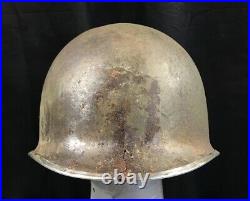 WWII WW2 US ARMY M1 Helmet Fixed Bale Early War Firestone Liner