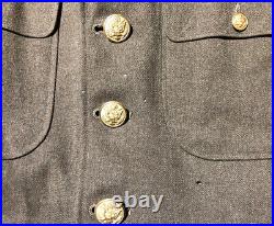 WWII WW2 US Army 45th Infantry Division Uniform Jacket With Patches 42R See Desc
