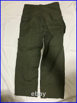 WWII WW2 US Army Herringbone Twill HBT Trousers 2nd Pattern, Size 34x30