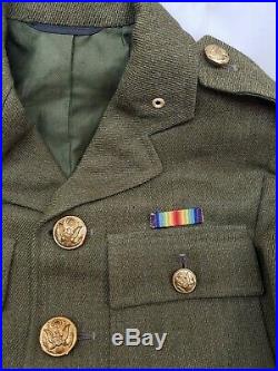 WWII WW2 US Dress up Uniform, Original, Wool, Army, Infantry, Coat, Jacket, Military