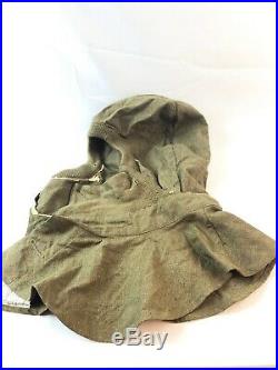 WWII WW2 US U. S. Gas Mask Hood, Original, Rare, Military, Army, Military, Vintage, War