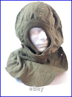 WWII WW2 US U. S. Gas Mask Hood, Original, Rare, Military, Army, Military, Vintage, War