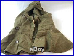 WWII WW2 US U. S. Gas Mask Hood, Original, Rare, Military, Army, Military, Vintage, War