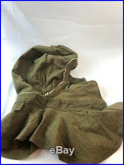 WWII WW2 US U. S. Gas Mask Hood, Original, Rare, Military, Army, Military, Vintage, War