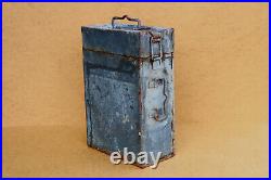 WWII WW2 Wehrmacht German Military Army 2cm FLAK Tin Box Battlefield Empty