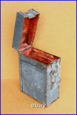 WWII WW2 Wehrmacht German Military Army 2cm FLAK Tin Box Battlefield Empty