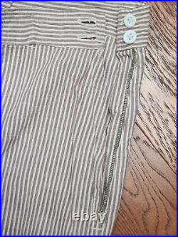 WWII Women's US Army Nurse Seersucker Uniform Trousers (31 waist) Vintage 1940s
