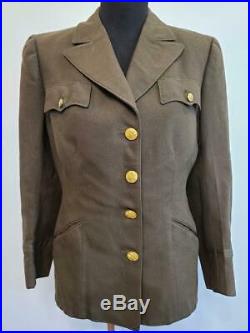 WWII Women's WAC / ANC Officer's Uniform Jacket 16S Nurse Army Vintage 1940s