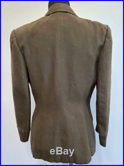 WWII Women's WAC / ANC Officer's Uniform Jacket 16S Nurse Army Vintage 1940s