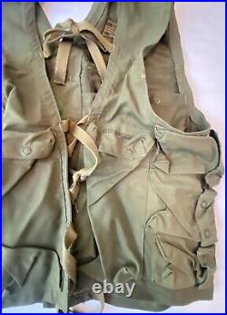 WWII World War 2 II US Army Air Corp Force C-1 Survival Vest With Holster