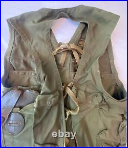 WWII World War 2 II US Army Air Corp Force C-1 Survival Vest With Holster