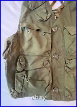 WWII World War 2 II US Army Air Corp Force C-1 Survival Vest With Holster