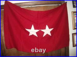 WWII or later era US Army Major General flag