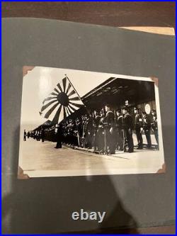 WWII ww2 Japanese Army antique Former Japanese Army Navy Album with 26 Photos