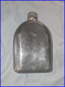 Wonderful Original WWII U. S. Army / USMC Black Enamel Canteen U. S. VOLLRATH 1942