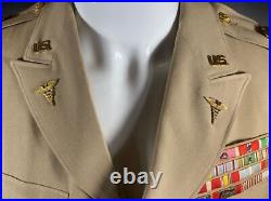 World War 2 US Army Uniform (Full Bird Colonel/This We'll Defend Pin/ 4th Army)