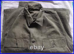 World War 2 Us Army Hbt Combat Shirt 13 Star Size 38r