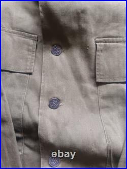 World War 2 Us Army Hbt Combat Shirt 13 Star Size 38r