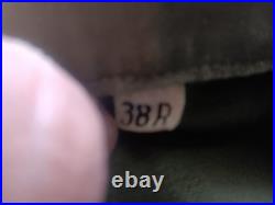 World War 2 Us Army Hbt Combat Shirt 13 Star Size 38r