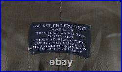 World War II B-13 Flight Jacket Size 40 WWII WW2 Army Air Force AAF