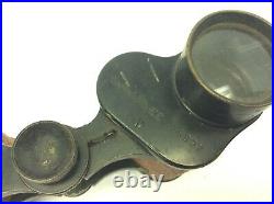 World War II Bausch Lomb USA 30mm Apert 6 Power US Army Signal Corps Binoculars