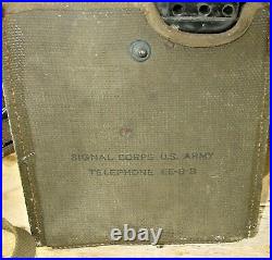World War II Original Army Signal Corps Ee-8-b Telephone