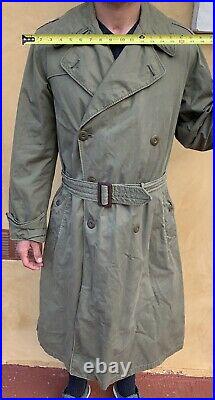 World War II Regulation Army Officer's O'coat Field Size 36l