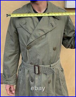 World War II Regulation Army Officer's O'coat Field Size 36l