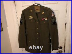 World War II US 5th Army Air Force Uniform Jacket Shirt & Pants with History