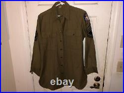 World War II US 5th Army Air Force Uniform Jacket Shirt & Pants with History