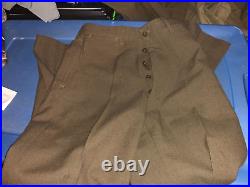 World War II US 5th Army Air Force Uniform Jacket Shirt & Pants with History