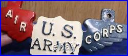 Ww II Us Army Air Corps License Plate Topper