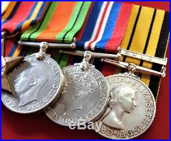 Ww2 British Army & Kenya Regiment Medal Group Captain John Gordon Laing Mau Mau
