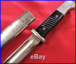 Ww2 German Army K98 Bayonet & Scabbard Matching Parade Gebruder Heller 1938