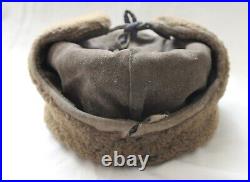 Ww2 Rkka Red Army Nkvd Early Model Ushanka Winter Cap With Enamel Star Very Rare