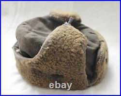 Ww2 Rkka Red Army Nkvd Early Model Ushanka Winter Cap With Enamel Star Very Rare