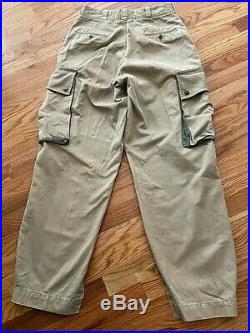 Ww2 U. S. Army Trousers M43 Airborne Paratrooper Reinforced Vintage ...