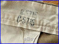 Ww2 U. S. Army Trousers M43 Airborne Paratrooper Reinforced Vintage. Orig