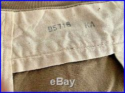 Ww2 U. S. Army Trousers M43 Airborne Paratrooper Reinforced Vintage. Orig