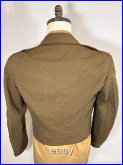 Ww2 Us Army Ike Jacket (mod) 6th Army And 32nd Inf. Div. Patches + Shirt