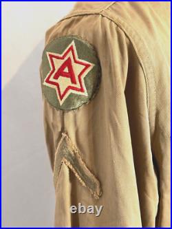 Ww2 Us Army Ike Jacket (mod) 6th Army And 32nd Inf. Div. Patches + Shirt