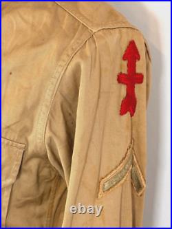 Ww2 Us Army Ike Jacket (mod) 6th Army And 32nd Inf. Div. Patches + Shirt
